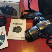 canon eos 1100d + 18-55 + borsa custodia