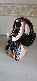 stand joystick e cuffie personalizzato 