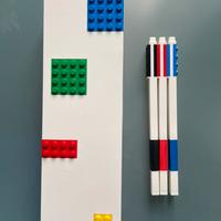 Astuccio Lego con mattoncini colorati