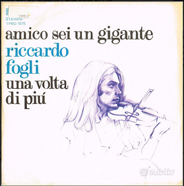 45 giri  // 7" vinyl     riccardo fogli   rarità
