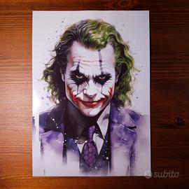 Poster/stampa Joker stile acquerello