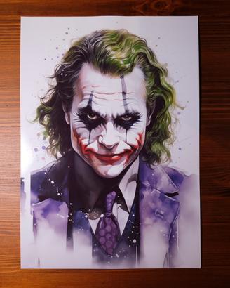 Poster/stampa Joker stile acquerello