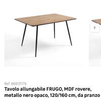 Tavolo Frugo - Tomasucci, nuovo ancora imballato