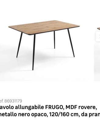 Tavolo Frugo - Tomasucci, nuovo ancora imballato
