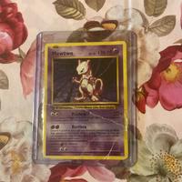 Carta Pokémon originale  Mewtwo prima edizione