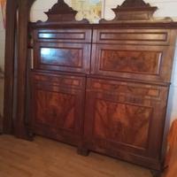 Letto in legno stile antico 