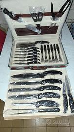 Set da shef di coltelli e posate