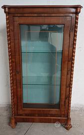 Vetrinetta vintage in legno e vetro