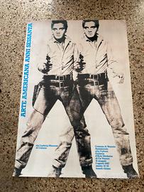 poster originale Andy Warhol double Elvis del 1987