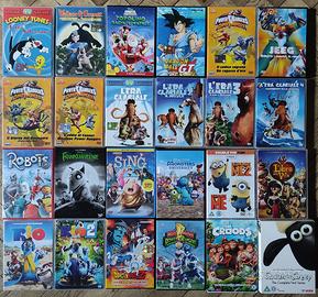 Collezione di 90+ DVD per bambini