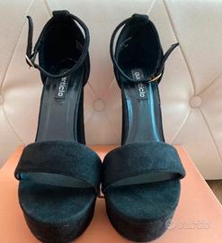 Scarpe nere con il tacco