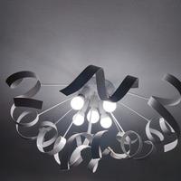 lampada a sospensione argento