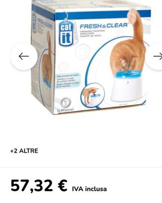 Abbeveratoio per gatti e piccoli cani