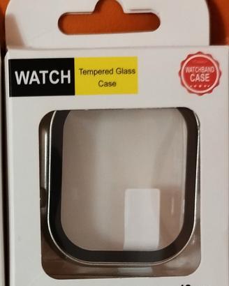 CUSTODIA PER APPLE WATCH IN VETRO TEMPERATO 49MM