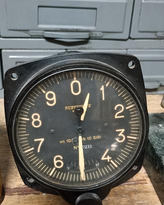 altimetro aereo militare vintage 