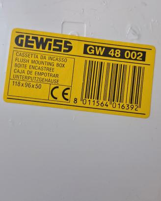 cassette derivazione 