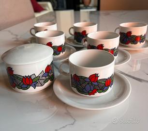 Servizio da tè Eversberg Bavaria vintage anni ’80