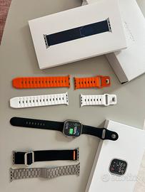 Apple Whatch Ultra 2  49mm Natural Ti Blue