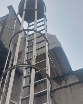 scala di sicurezza in alluminio e acciaio 