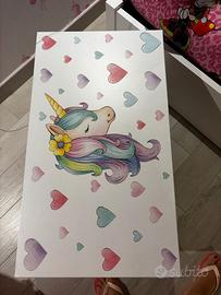 Cassapanca Portagiochi Bambini Leomark Legno Panca