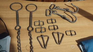 Parti in ferro per armiggi cavallo carretto