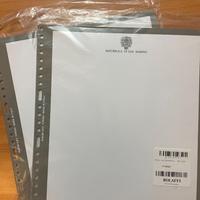 GBE-San Marino-  2 set fogli  stemma  francobolli