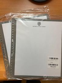 GBE-San Marino-  2 set fogli  stemma  francobolli