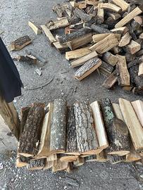 legna da ardere di quercia e cerro