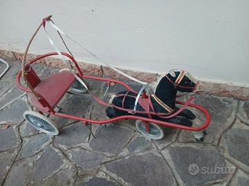cavallino a pedali epoca anni 40 vintage