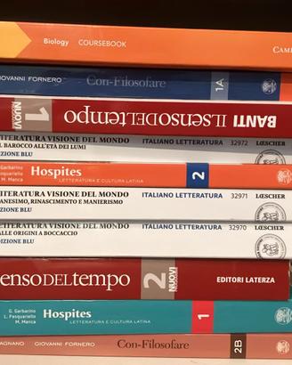 Libri per liceo scientifico/linguistico/classico