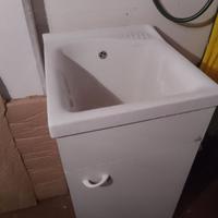 LAVATOIO Dolomite con mobiletto.