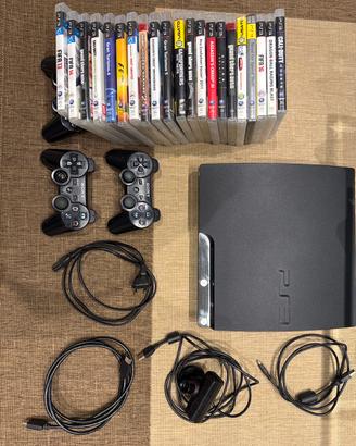 PLAYSTATION PS3  CON  21 GIOCHI
