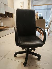 sedia da ufficio con rotelle 