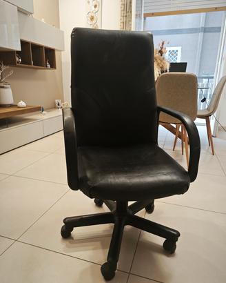 sedia da ufficio con rotelle 