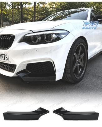 SPLITTER BMW F22 14-21 LOOK M NERO LUCIDO