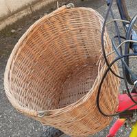 Cesto vimini x bicicletta