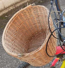 Cesto vimini x bicicletta