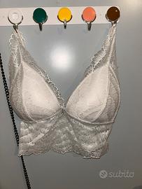 Reggiseno bianco in pizzo