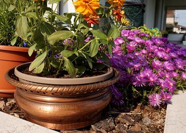 Portavaso Vintage in rame (anni ‘50)