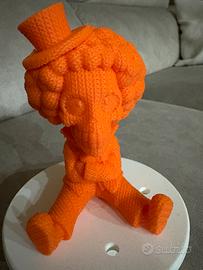 Stampa 3D Brook di One Piece – Effetto Maglia