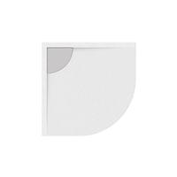 Piatto doccia 80x80 semicircolare acrilico con can