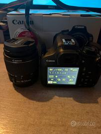 Canon EOS 1200D+obiettivo 18-55mm+SD Wi-Fi+borsa