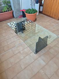 Tavolinetto per soggiorno  di cristallo