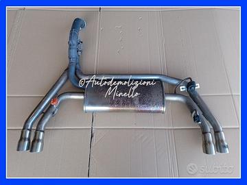 Marmitta FIAT 500 ABARTH modificata per 1.2 8v