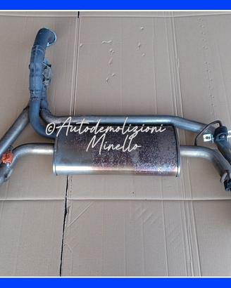 Marmitta FIAT 500 ABARTH modificata per 1.2 8v