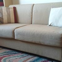 Divano letto moderno 3 posti beige di alta qualità