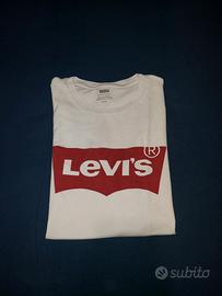 T-shirt Levis bianca taglia S