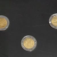 3 RARE MONETE 500 LIRE Repubblica Italiana