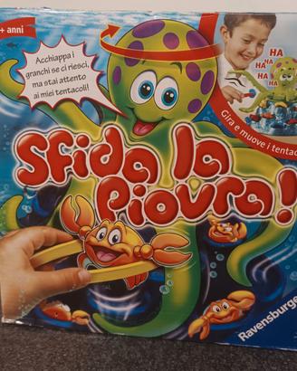 Gioco da tavolo "Sfida la Piovra", marca Ravensbur