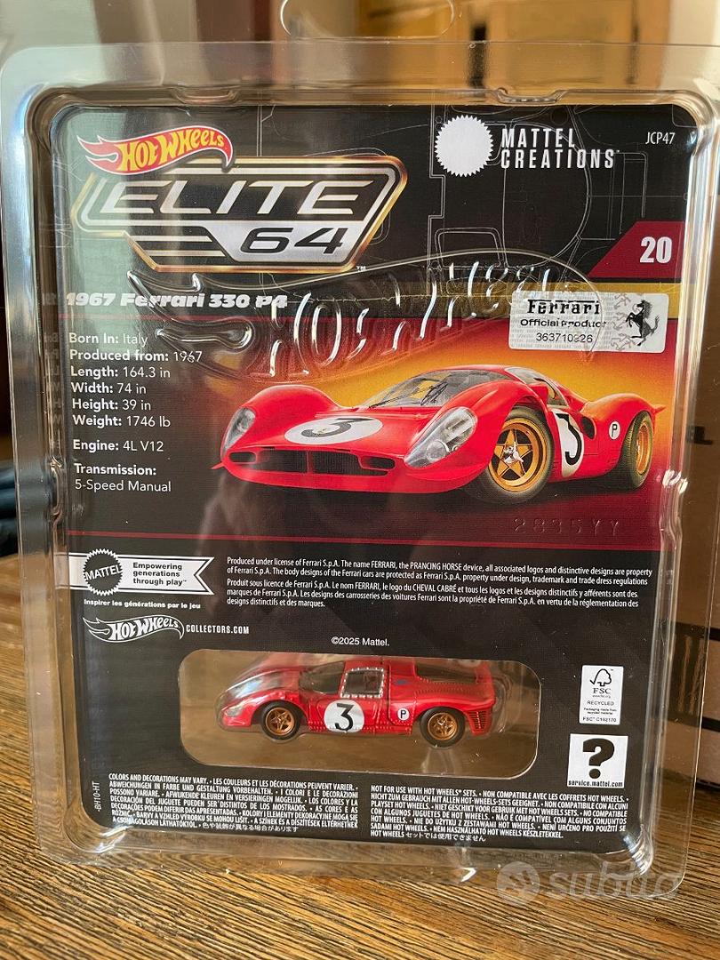 Hot Wheels 2025 Elite 64 1967 Ferrari 330 P4 (JCP47) (Neu und originalverpackt) in Adlikon für